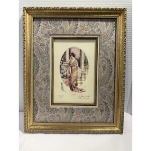 Vintage Framed French etching/aquatint Le Femme "Chic" Paris 1911-12 Fashion